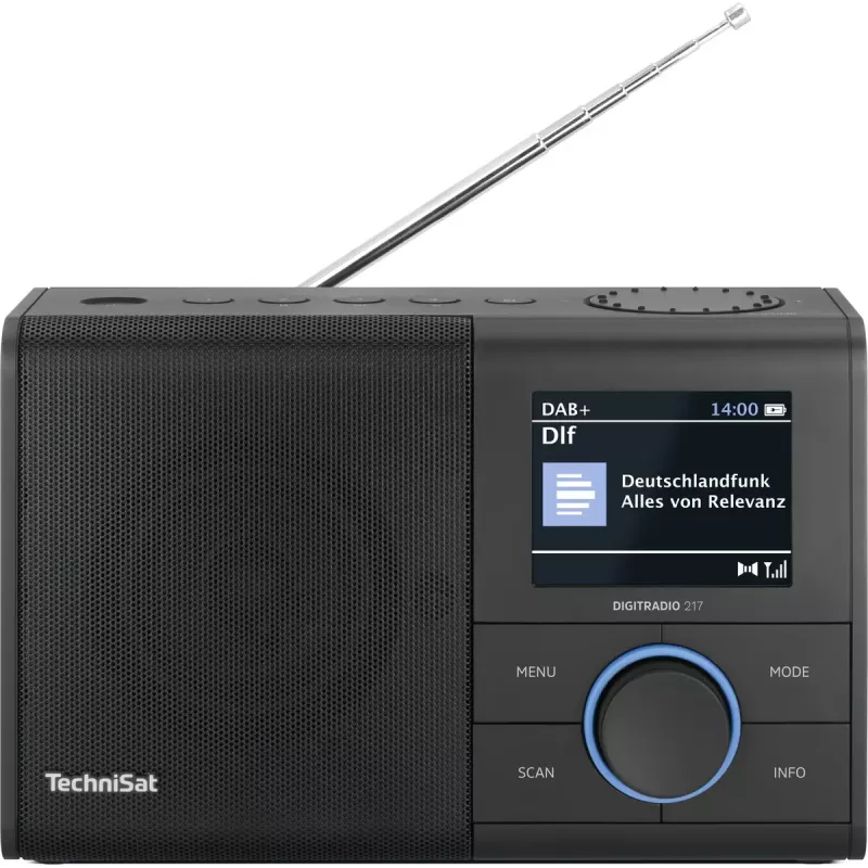Prenosné rádio TechniSat DIGITRADIO 217 analógové a digitálne DAB+ FM