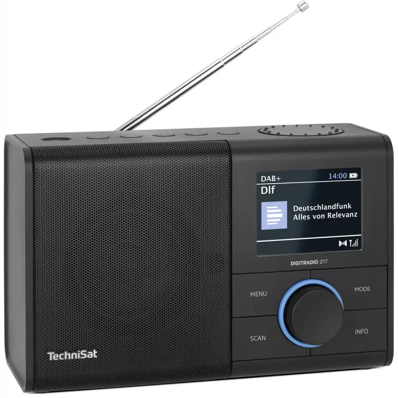 Prenosné rádio TechniSat DIGITRADIO 217 analógové a digitálne DAB+ FM