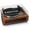 Remienkový audio gramofón Lenco LS-430BN hnedý manuálny 3-4 g prítlačná sila