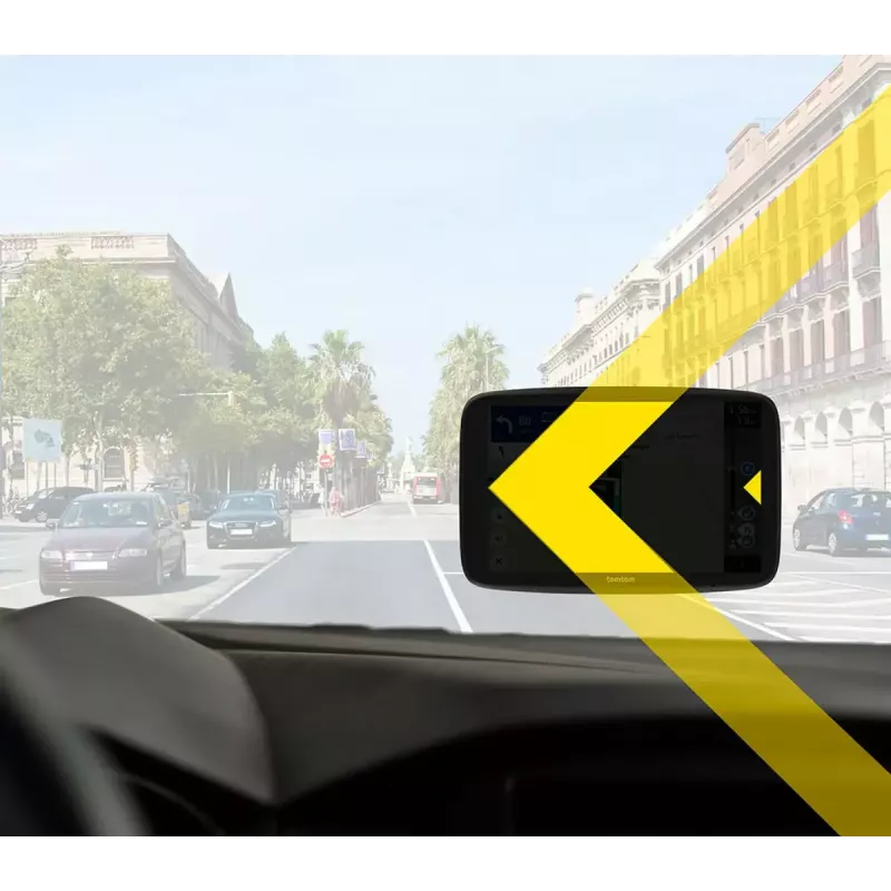 Ručný GPS navigátor TOMTOM GO s 7 palcov dotykovým displejom, 32 GB, mapy Európy, čierny