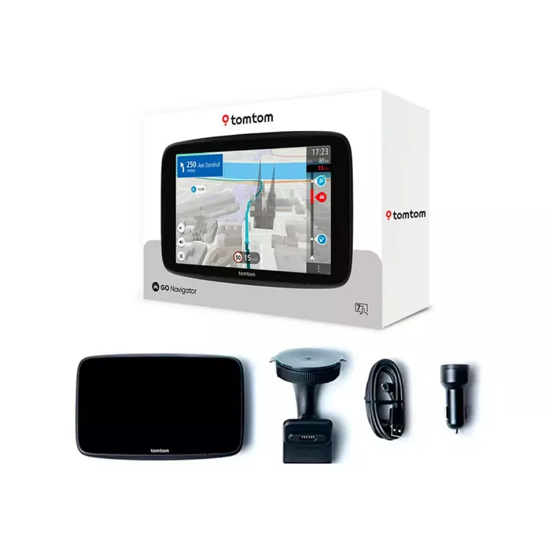 Ručný GPS navigátor TOMTOM GO s 7 palcov dotykovým displejom, 32 GB, mapy Európy, čierny