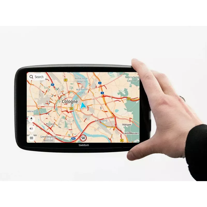 Ručný GPS navigátor TOMTOM GO s 7 palcov dotykovým displejom, 32 GB, mapy Európy, čierny