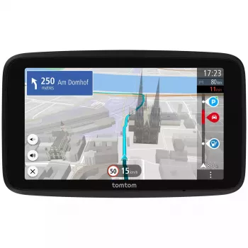 Ručné/pevne zabudované GPS navigačné zariadenie TOMTOM GO 15,2 cm (6 palcov) dotykový displej, Bluetooth, WLAN, mapy Európy, 0,27 kg