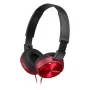 Sony MDR-ZX310AP, káblové, 10 - 24000 Hz, hovory/hudba, 125 g, headset, červené