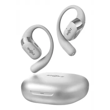 SHOKZ OpenFit 2+ slúchadlá bezdrôtové s ušným háčikom, do uší hovory/hudba Bluetooth sivá