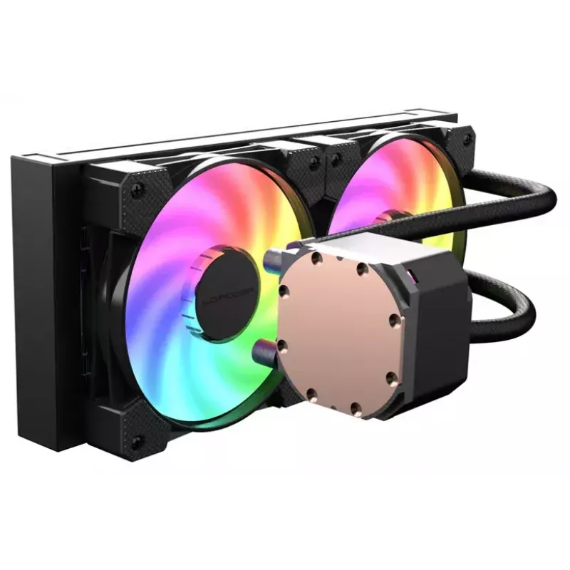 All-in-One kvapalinový chladič LC-Power LC-CC-240-B-ARGB 12 cm čierny