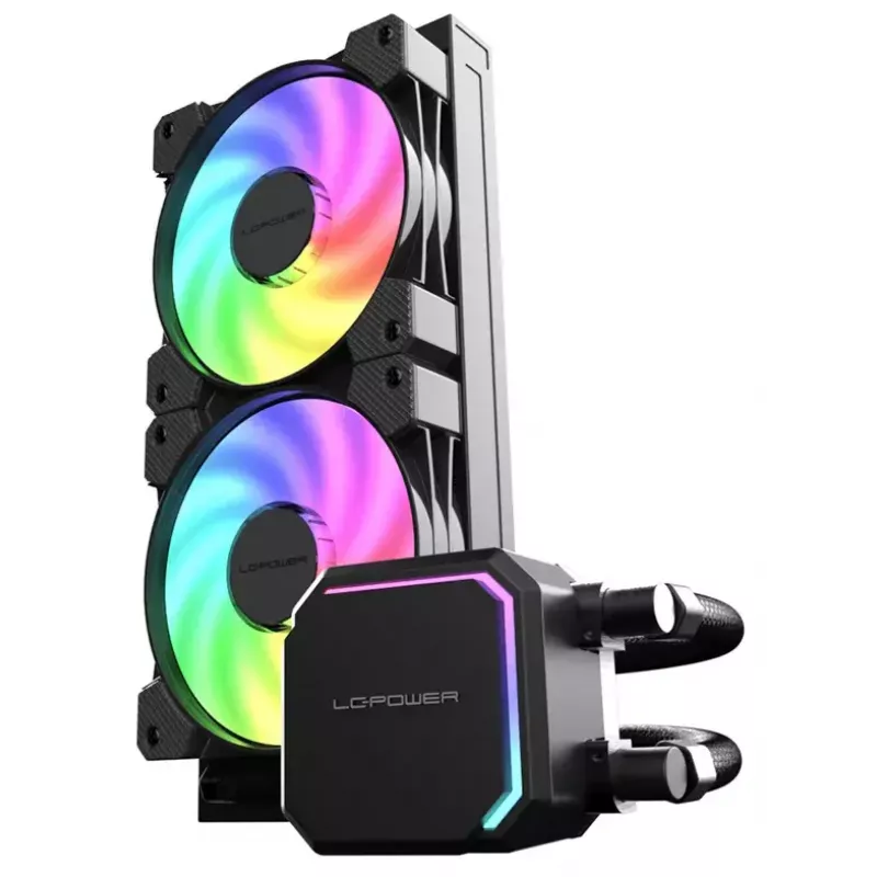 All-in-One kvapalinový chladič LC-Power LC-CC-240-B-ARGB 12 cm čierny