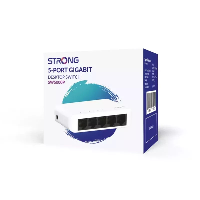 Sieťový switch Strong SW5000P Gigabit Ethernet 10/100/1000 5 portov