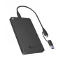 ICY BOX IB-201T-CU31 puzdro na SSD čierne 2,5 palca