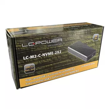 Puzdro na SSD LC-Power LC-M2-C-NVME-2X2