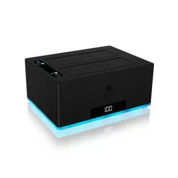 ICY BOX IB-127CL-U3 USB 3.2 Gen 1 (3.1 Gen 1) Type-B čierny