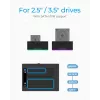 ICY BOX IB-127CL-U3 USB 3.2 Gen 1 (3.1 Gen 1) Type-B čierny