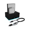 ICY BOX IB-127CL-U3 USB 3.2 Gen 1 (3.1 Gen 1) Type-B čierny