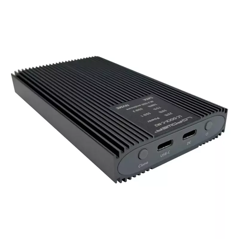 LC-Power LC-DOCK-C-M2 dokovacia stanica USB 3.2 pre SSD M.2 NVMe a SATA