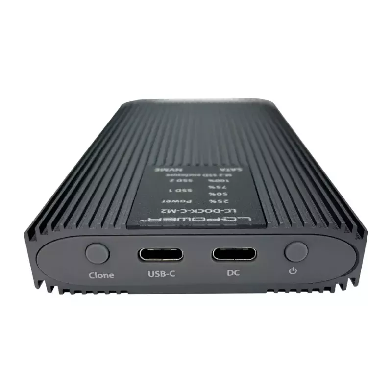 LC-Power LC-DOCK-C-M2 dokovacia stanica USB 3.2 pre SSD M.2 NVMe a SATA
