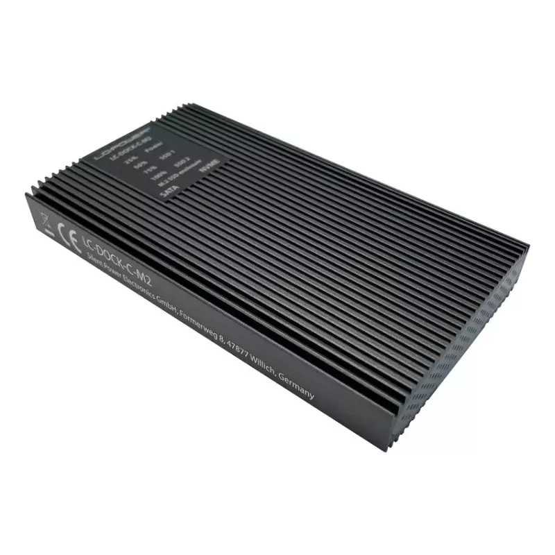 LC-Power LC-DOCK-C-M2 dokovacia stanica USB 3.2 pre SSD M.2 NVMe a SATA