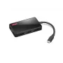 Dokovacia stanica pre notebook Lenovo GX91M73945 káblová USB 3.2 Gen 1 Type-C čierna 4K Ultra HD