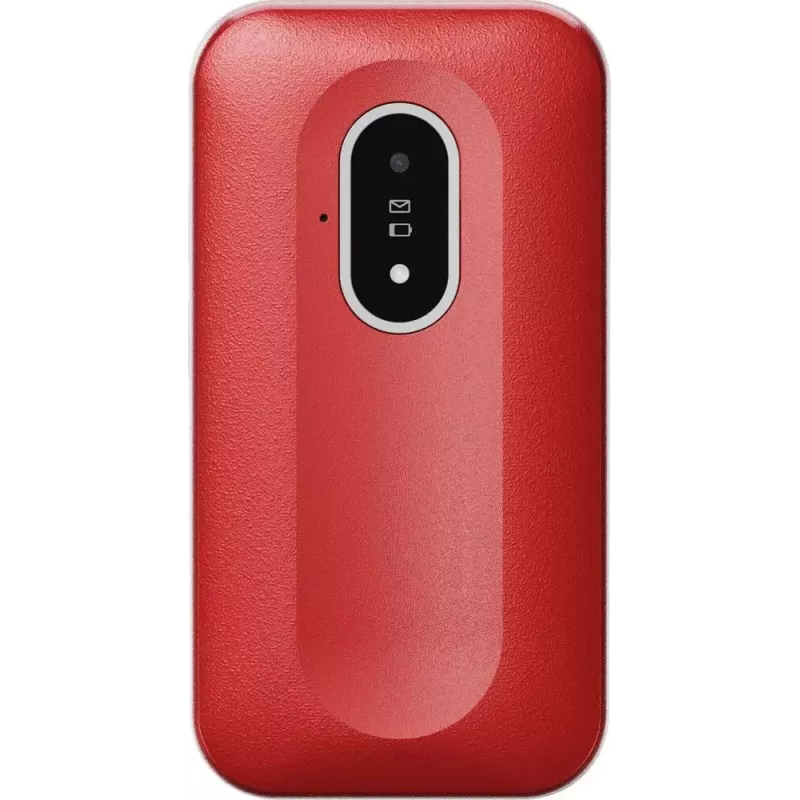 Mobilný telefón Doro Leva L20 4G, 2,8-palcový displej, červeno-biely