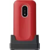 Mobilný telefón Doro Leva L20 4G, 2,8-palcový displej, červeno-biely