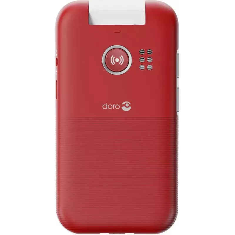 Mobilný telefón Doro Leva L20 4G, 2,8-palcový displej, červeno-biely