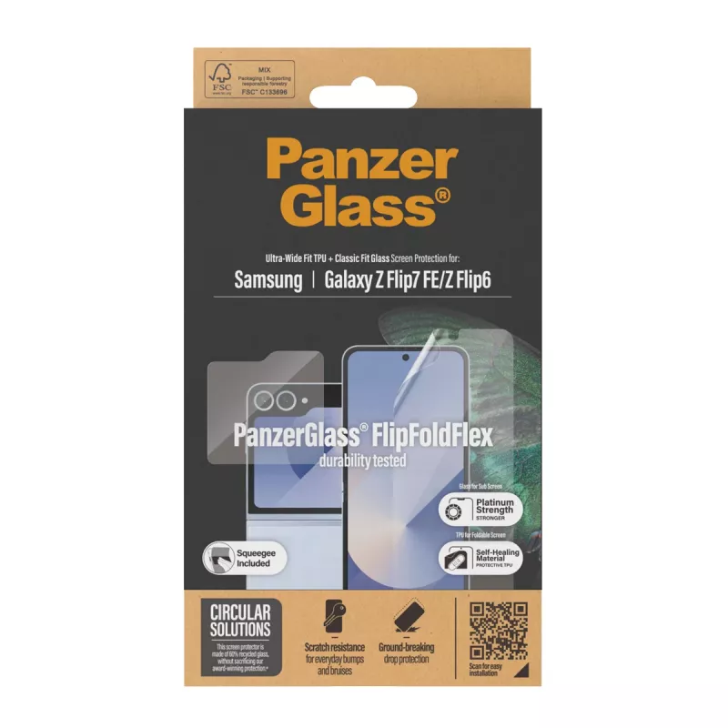 PanzerGlass ® ochrana displeja Samsung Galaxy Z Flip6 | sklo a fólia