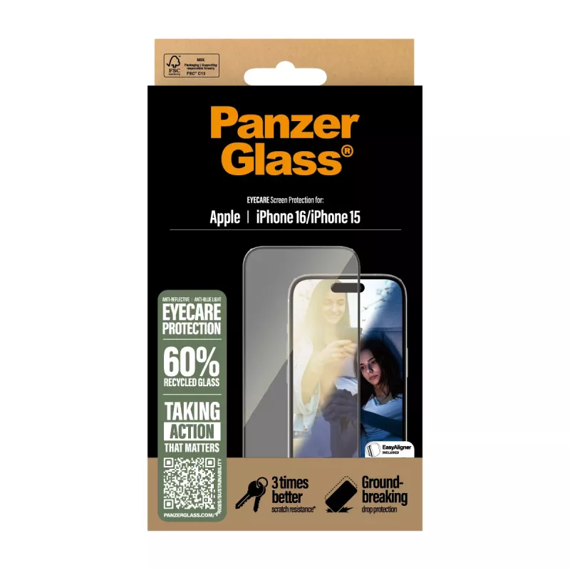 EyeCare ochrana displeja PanzerGlass iPhone '24 6,1