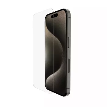 Belkin ScreenForce ochranná fólia displeja pre iPhone 15 Pro – nárazuvzdorná a odolná proti poškriabaniu