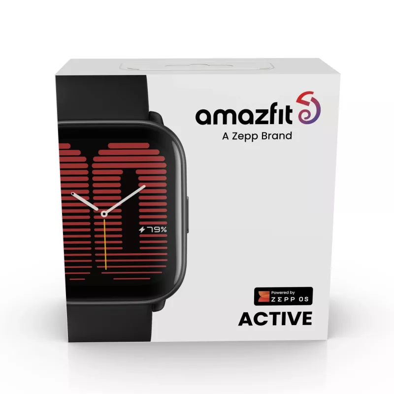 Amazfit Active 4,45 cm (1,75) AMOLED digitálny 390 x 450 pixelov dotykový displej čierna GPS (W2211EU5N)