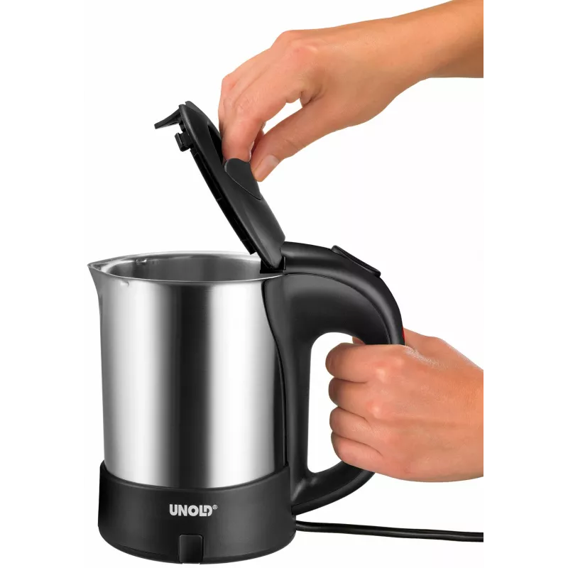Unold 18575 kanvica 0,5 L 1000 W čierna, nerezová oceľ