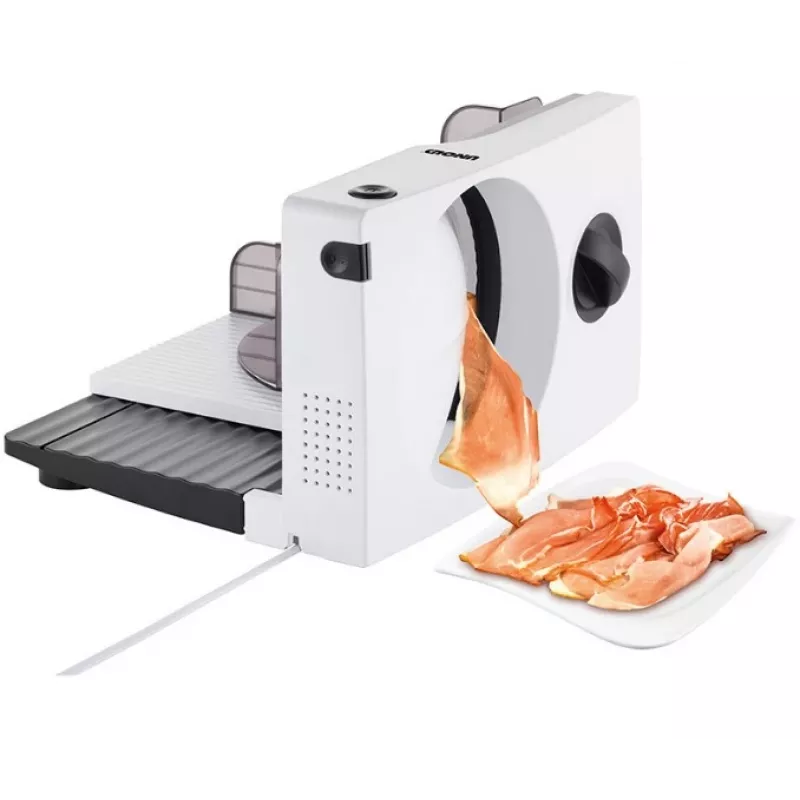 Unold 78860 elektrický krájač 100 W čierna, biela plast, nerezová oceľ