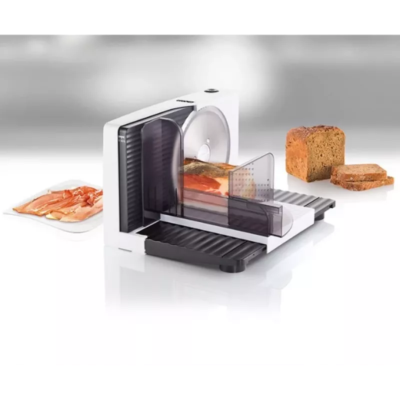 Unold 78860 elektrický krájač 100 W čierna, biela plast, nerezová oceľ