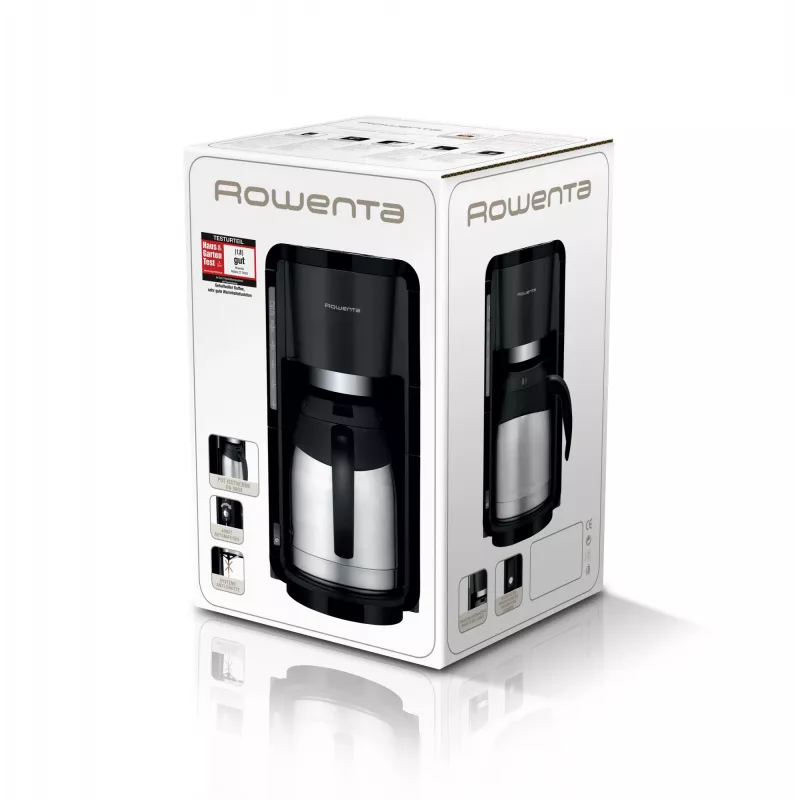 Rowenta Milano Thermo CT 3818 filtračný kávovar, 10 šálok, čierny/nehrdzavejúca oceľ