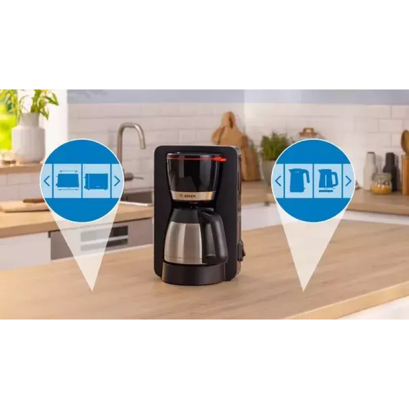 Bosch TKA5M253 kávovar manuálny filtračný kávovar 1,1 l