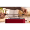 Hriankovač Bosch TAT4M224 2 plátky 950 W červená nehrdzavejúca oceľ