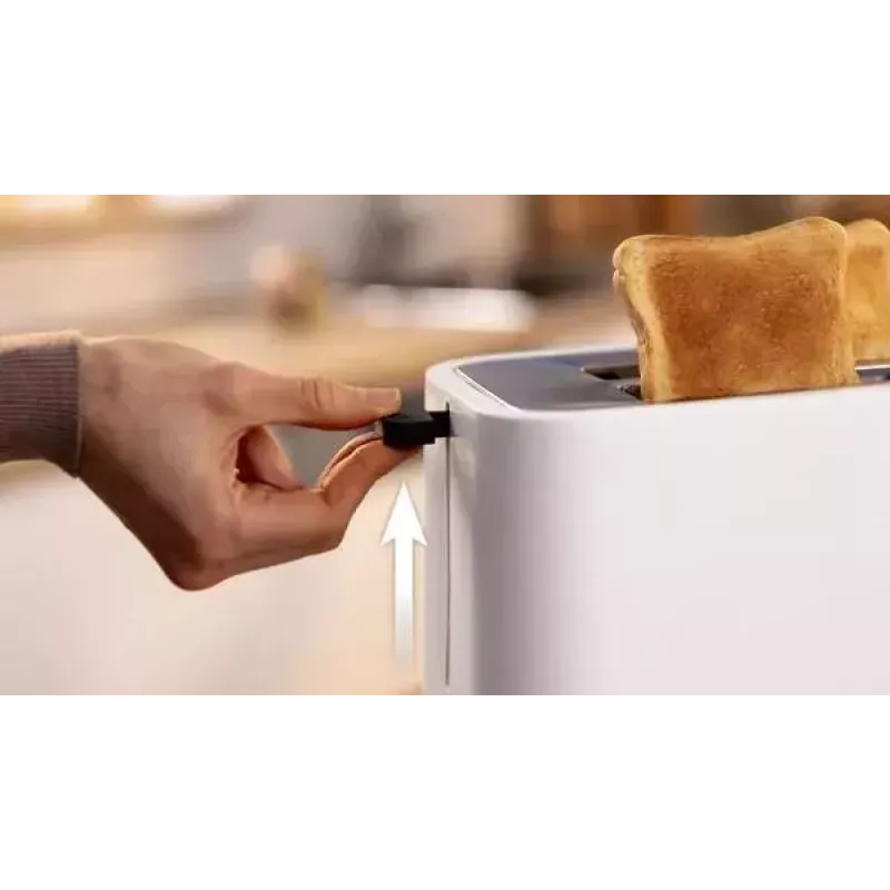 Hriankovač Bosch TAT4M221 2 plátky 950 W biela nehrdzavejúca oceľ
