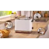 Hriankovač Bosch TAT4M221 2 plátky 950 W biela nehrdzavejúca oceľ