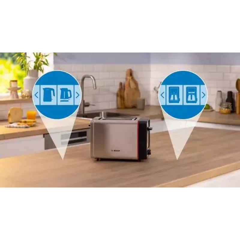 Bosch TAT6M420 hriankovač 2 plátky 970 W nehrdzavejúca oceľ