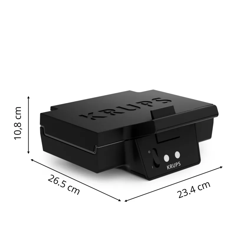 Krups FDK Iconic FDK462 sendvičovač 850 W čierna