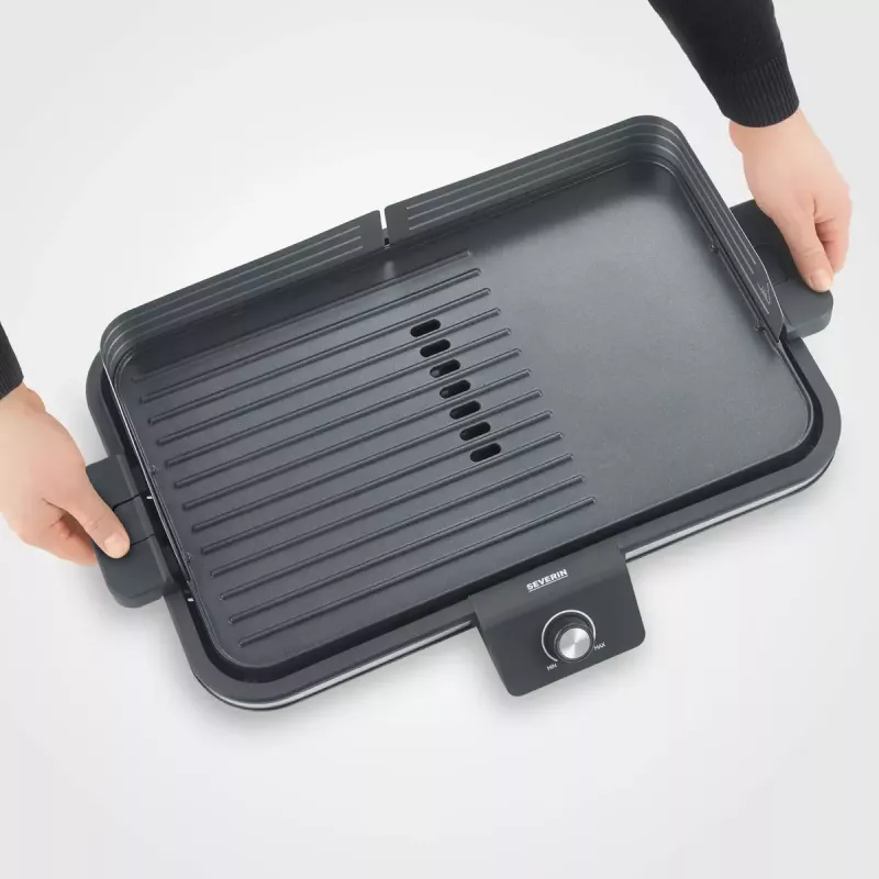 Kontaktný gril Severin PG 8564 2300 W čierna nehrdzavejúca oceľ