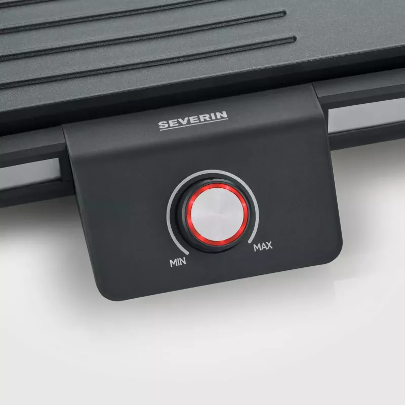 Kontaktný gril Severin PG 8564 2300 W čierna nehrdzavejúca oceľ