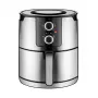 Unold 58655 fritéza Double 5 L 1400 W fritéza s horúcim vzduchom čierna, nehrdzavejúca oceľ