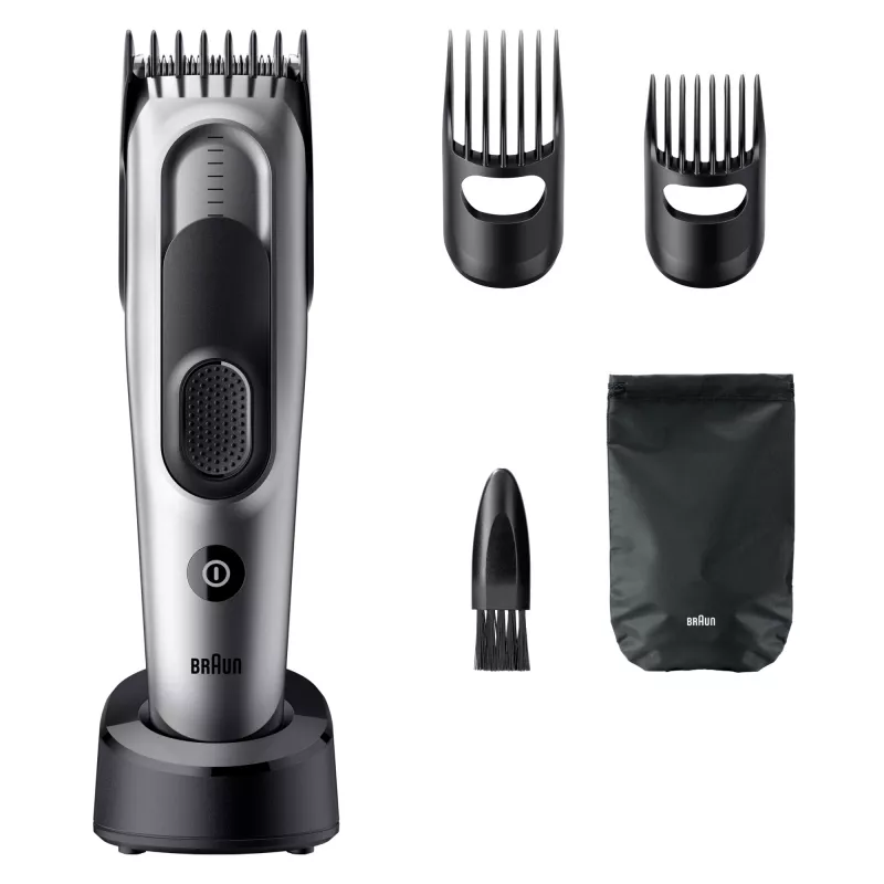 Braun HC7590 zastrihávač/strihač vlasov čierna, strieborná 17 nikel-metalhydrid (NiMH)
