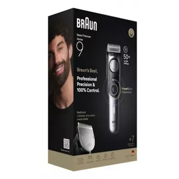 Braun BeardTrimmer 9 BT9520 zastrihávač brady batéria 52 2 cm mokré & suché čierna, sivá