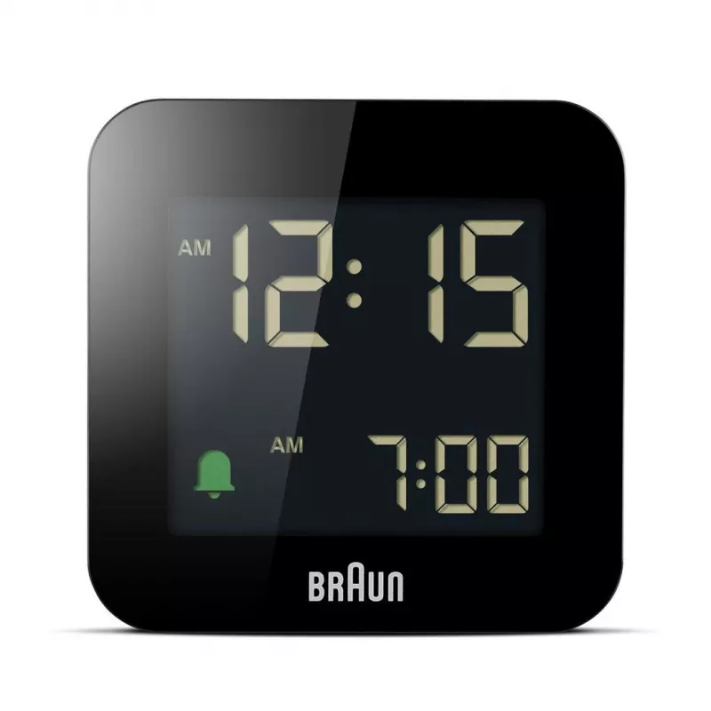 Digitálny budík Braun BC08 čierny