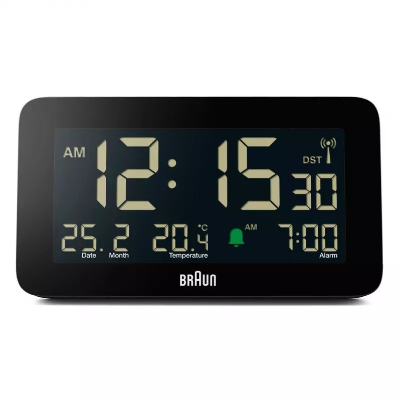 Digitálny budík Braun BC10 čierny