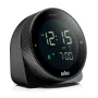 Rádiový budík BRAUN BC 24 B DCF čierny – rádiom riadený budík s digitálnym displejom