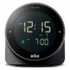 Rádiový budík BRAUN BC 24 B DCF čierny – rádiom riadený budík s digitálnym displejom