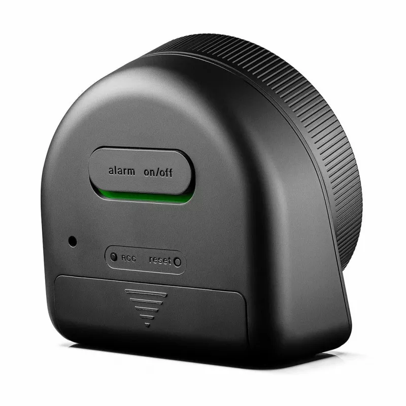 Rádiový budík BRAUN BC 24 B DCF čierny – rádiom riadený budík s digitálnym displejom