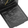 Budík BRAUN BC 05 B Quartz Foldable čierny — kompaktný cestovný budík