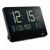Nástenné/stolné hodiny Braun BC14B-DCF rádiový budík obdĺžnikové čierne